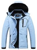 MOERDENG Women's Waterproof Winter Coat Softshell Hiking Jacket