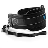 ERIC FLAG - Dip Belt with Adjustable Chain or Rope for Weightlifting, Calisthenics, Crossfit, Up to 660lbs of Load - Heavy Duty Weight Belt for Pull-ups and Dips, Adapted to Every Morphology