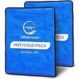 Reusable Ice Packs for Injuries Reusable | 11"x 14.5"- 2 Pack XL | Hot & Cold Pack | Large Ice Pack for Back Pain Relief, Flexible When Frozen | Cold Compress for Back, Knee, and Shoulder Injuries