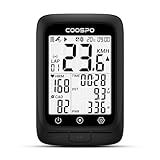 COOSPO Bike Computer GPS Wireless, ANT+ Cycling Computer GPS with Bluetooth, Multifunctional ANT+ Bicycle Computer GPS with 2.4 LCD Screen, Bike Speedometer with Auto Backlight IP67