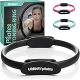 URBNFit Pilates Ring - 12" Magic Circle w/Dual Grip, Foam Pads for Inner Thigh Workout, Toning, Fitness & Pelvic Floor Exercise - Yoga Rings w/Bonus Exercise Guide