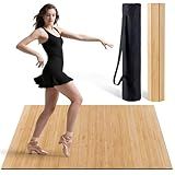 Tristcily Tap Dance Floor -47.8 x 38.5 Inch Portable Dance Floor for Any Surface with Storage Bag, Solid Dance Floor Mat for Flamenco Dancing, Cushioned Base Mat Perfect for Home, Studio & Events