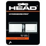 HEAD Hydrosorb Pro Tennis Racket Replacement Grip - Tacky Racquet Handle Grip Tape - White