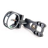 TOPOINT ARCHERY 3 Pin Bow Sight - Fiber, Brass Pin, Aluminum Machined - Right and Left Handed