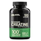 Optimum Nutrition Micronized Creatine Monohydrate Capsules, Keto Friendly, 2500mg, 100 Capsules