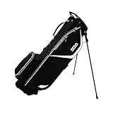 Izzo Ultra Lite Stand Bag, Black,Black/White 3.2 pounds