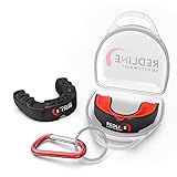 Sports Mouth Guard for Boxing, Football, MMA, Wrestling, Muay Thai, Hockey & Lacrosse Custom Fit Mouthguard for Men, Women, Kids & Youth Case Included, Comfortable, BPA Free, Braces Compatible