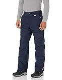 Amazon Essentials Men's Water-Resistant Insulated Snowboard Ski Snow Pant, Navy, Medium