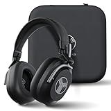 TREBLAB U5 - Hybrid Active Noise Cancelling Headphones Over-Ear Bluetooth 5.3, 55H Battery, Deep Bass, Multipoint, IPX4, Foldable, Mic for Calls, Wireless Headphones Foldable for Travel, Gym, Work