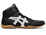 ASICS Men's Matflex 7 Wrestling Shoes, 8.5, Black/White
