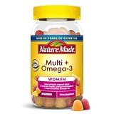 Nature Made Womens Gummy Multivitamins with Omega-3, 80 Gummies