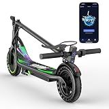 VOLPAM Electric Scooter, 350W/500W/800W/1000W/250W Powerful Motor & 19/22/ 9 MPH Top Speed, 16-28-10 Miles Long Range, Folding E Scooter Choice