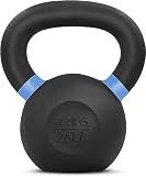 Yes4All Powder Coated Kettlebell, 9-88 lb Cast Iron Weights