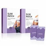 Akemi Slim Patch, Daily Body Care Patches, Easy to Apply, 60 Count