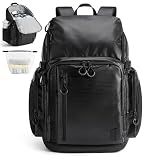BAGSMART 35L Waterproof Swim Gym Bag with Shoe Compartment & Wet Pouch