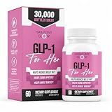 Harmony Glow GLP-1 | Promotes Weight Loss for Women, Helps Appetite Control & Promotes Energy - Assists Metabolic Pathways Linked to GLP-1 Signaling & Fat Loss - 3rd Party Tested Supplement - 60 Pills