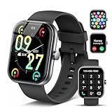 Smart Watch for Men Women (Answer/Make Call), 1.83" HD Touchscreen Fitness Tracker, 110+ Sport Modes, Fitness Watch with Heart Rate/Sleep Monitor/Step, IP68 Waterproof Smartwatch for iPhone Android