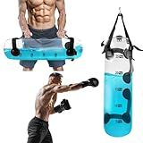 Water Punching Bag, Weights Aqua Dual-Purpose, Workout Sandbag Alternative Strength Training Sand Bag Portable Stability Fitness Equipment – Ultimate Core and Balance Training for Home Gym – 55 LBS