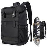 livbote Skateboard Backpack, Skateboard Bag for Men, Gym Backpack for Skateboarding, Sports, Travel, College