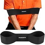 Pbvmurtg Golf Swing Training Aid with Instructions for use，Swing Correcting Arm Band Without unpleasant Smell，Golf Swing Band not Easily Sliding Down the arms. Swing Easy, Golf Arm Band Training Aid.