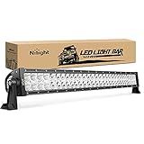 Nilight LED Light Bar 32 Inch 180W 12600LM Spot Flood Combo Driving Lamp Roof Bumper Off Road Work Pods for Van Camper Wagon Car Pickup Golf Cart ATV UTV SUV Truck Boat 4x4