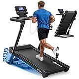 MERACH Treadmill with 18% Auto Incline, 0.6-8.7MPH Folding Treadmills for Home, 3.5HP Foldable Incline Treadmill for Running 350 LBS Weight Capacity with LED Display & Smart APP