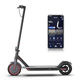 Maxshot Electric Scooter, 8.5" /10" /14" Tire, 16/19/22 Mph Top Speed, 12/16/21/27/28/49/50 Miles Long Range, Folding Escooter for Adults and Kids with Seat Bag, Dual Braking, Dual Suspension, App
