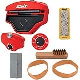 RaceWax Multi Edge Kit 80mm - Yellow Diamond Stone for Ski Base and Side with Gummi & More - (ZL-7011)