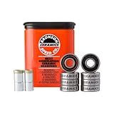 Bronson Speed Co Ceramic Skateboard Bearings Orange