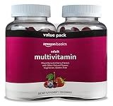Amazon Basics Adult Multivitamin Gummies, Mixed Berry & Cherry Flavors, 150 Count, 75-Day Supply, Pack of 2 (Previously Solimo)