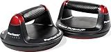 Perfect Pushup Elite - Rotating Handle Design with Steel Ball Bearings for Smooth, Effortless Handle Rotation - Ergonomic Grips, 8" Base & Textured, Non-Slip Bottom Treads - Supports up to 400lbs