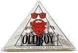 Oldboy Ceramic Skateboard Bearings - Set of 8, Longboards, Inline Skates, Rollerblades, Super Lube Ball Bearings, Skateboard Accessories (608RS ZrO2 at 8 x22 x7 mm) (Ceramic)