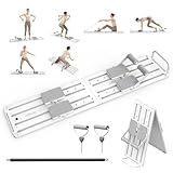 HitGo Pilates Board Professional Home Workout 20 in 1 Pilates Equipment Reformer Yoga Set Gym Grade, Adjustable Resistance Multi-Purpose Foldable with Smart App Pilates Kit Pilates Machine