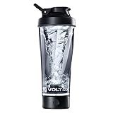 VOLTRX Premium Electric Protein Shaker Bottle, Made with Tritan - BPA Free - 24 oz Vortex Portable Mixer Cup/USB Rechargeable Shaker Cups for Protein Shakes