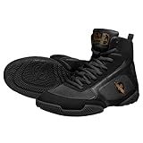 Hayabusa Pro Boxing Shoes for Men & Women - Black, 10