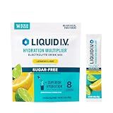 Liquid I.V. Sugar Free Hydration Electrolytes, Lemon Lime, 14 Count