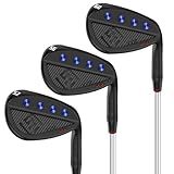Yamato Full Face Golf Wedge Set or Individual Golf Wedges 50/52/54/56/58/60 Forged Golf Gap Wedge Sand Wedge Lob Wedge Golf Clubs Milled (Stainless Steel, 52 56 60 Degree Set, Regular, Right)