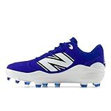 New Balance Men's Fresh Foam 3000 V7 Molded Baseball Shoe, Team Royal/White, 10