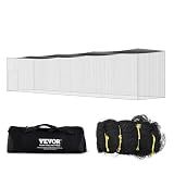 VEVOR Baseball Batting Netting,55FT Professional Softball Baseball Batting Hitting Training Net, Practice Portable Pitching Cage Net with Door & Carry Bag, Heavy Duty Enclosed PE Netting(NET ONLY)