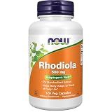 NOW Supplements, Rhodiola 500 mg, 120 Veg Capsules