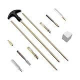 XXLIYA 177 22 Caliber Gun Cleaning Kits for .22 Pellets Airsoft Gun Handgun 4.5/5.5mm Rifle Cleaning Rod Bore Brush Patches Cloth Supplies Firearms Pistol Hunting Shooting Accessories Maintenance