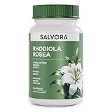 Salvora Floraviva Rhodiola Rosea Supplement – Golden Root Adaptogen Capsules - Rhodiola Rosea Extract Powder Alternative with Salidroside for Stress Support - Energy, Focus & Performance