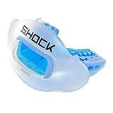 Shock Doctor Lip Guard, Adult and Youth Mouth Guard Football with Strap, Breathable Wide Opening Football Mouthpiece for Youth and Adults OSFA, Shock Doctor Mouth Guards, Max Airflow
