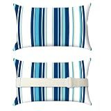 Wokuaile Outdoor Pillows for Lounge Chair Head Resting 2 Pack Waterproof