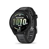 Garmin Forerunner® 165, Running Smartwatch, 43mm, Black | Essential Training & Recovery Features, Built-In GPS for Distance, Pace & Speed, Garmin Coach, Daily Suggested Workouts