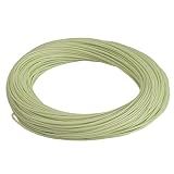 SF WF5F 100FT Fly Fishing Line Weight Forward Floating Fly Line for Fly Fishing Double Welded Loops Moss Green