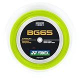 YONEX BG 65 Badminton String 200m (660 ft) - Yellow