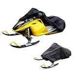 Budge Sportsman Snowmobile Cover, Waterproof & UV-Resistant Heavy-Duty Protection, Fits Snowmobiles up to 130" L x 51" W x 48" H, Black