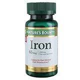 Nature's Bounty Iron 65 mg Tablets 100 Tablets, 100 Each, 3-Pack