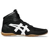 ASICS Kid's Matflex 7 Grade School Wrestling Shoes, 5, Black/White